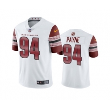 Men's Washington Commanders #94 Daron Payne White Vapor Untouchable Stitched Football Jersey