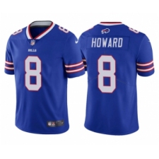 Men's Buffalo Bills #8 O. J. Howard Blue Royal Vapor Limited Football Jersey