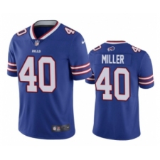 Men's Buffalo Bills #40 Von Miller Blue Royal Vapor Limited Football Jersey