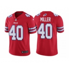 Men's Buffalo Bills #40 Von Miller Red Vapor Untouchable Limited Stitched Jersey