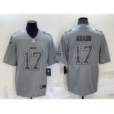 Men's Las Vegas Raiders #17 Davante Adams LOGO Grey Atmosphere Fashion 2022 Vapor Untouchable Stitched Limited Jersey