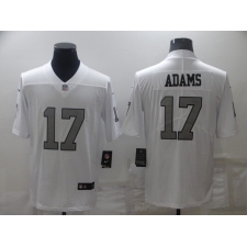 Men's Nike Oakland Raiders #17 Davante Adams White Vapor Limited Stitched Jersey