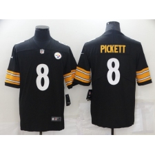 Men's Pittsburgh Steelers #8 Kenny Pickett Nike Black Draft First Round Pick Limited Jersey