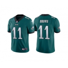 Youth Philadelphia Eagles #11 A. J. Brown Green Vapor Untouchable Limited Stitched Football Jersey