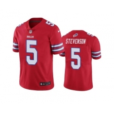 Men's Buffalo Bills #5 Marquez Stevenson Red Vapor Untouchable Limited Stitched Jersey