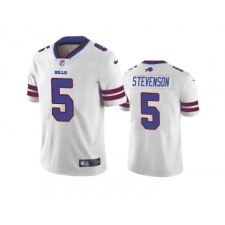 Men's Buffalo Bills #5 Marquez Stevenson White Vapor Untouchable Limited Stitched Jersey