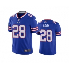 Men's Buffalo Bills #28 James Cook Blue Vapor Untouchable Limited Stitched Jersey