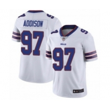 Men's Buffalo Bills #97 Mario Addison White Vapor Untouchable Limited Stitched Jersey