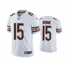 Men's Chicago Bears #15 Trevor Siemian White Vapor untouchable Limited Stitched Jersey