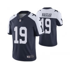 Men's Dallas Cowboys #19 Chris Naggar Navy White Vapor Limited Stitched Jersey