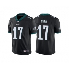 Men's Philadelphia Eagles #17 Nakobe Dean Black Vapor Untouchable Limited Stitched Jersey