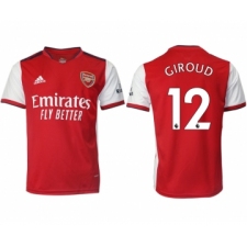 Men 2021-2022 Club Arsenal home aaa version red 12 Soccer Jersey