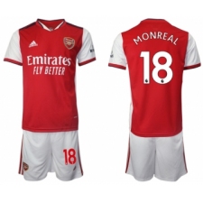 Men 2021-2022 Club Arsenal home red 18 Soccer Jersey