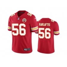 Men's Kansas City Chiefs #56 George Karlaftis Red Vapor Untouchable Limited Stitched Football Jersey