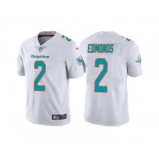 Men's Miami Dolphins #2 Chase Edmonds White Vapor Untouchable Limited Stitched Football Jersey