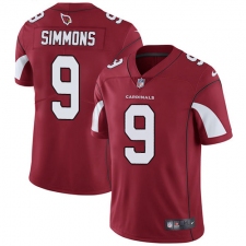 Men's Nike Arizona Cardinals #9 Isaiah Simmons Red Team Color Stitched NFL Vapor Untouchable Limited Jersey