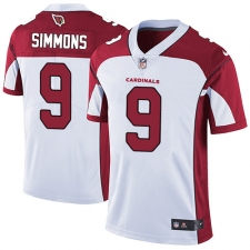 Men's Nike Arizona Cardinals #9 Isaiah Simmons White Stitched NFL Vapor Untouchable Limited Jersey