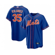 Men's New York Mets #35 Justin Verlander Blue Stitched MLB Cool Base Nike Jersey
