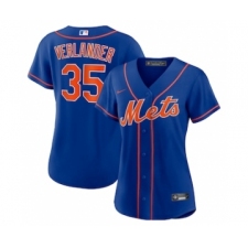 Women's New York Mets #35 Justin Verlander Blue Stitched MLB Cool Base Nike Jersey