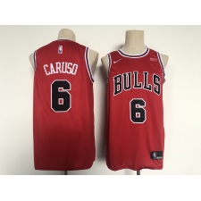 Men's Chicago Bulls #6 Alex Caruso Red Edition Swingman Stitched Basketball Jersey