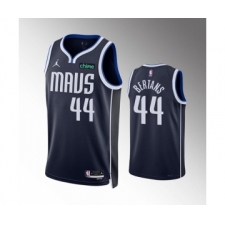 Men's Dallas Mavericks #44 Davis Bertans Navy Statement Edition Stitched Basketball Jersey