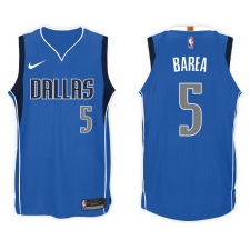 Nike NBA Dallas Mavericks #5 J J  Barea Jersey 2017-18 New Season Blue Jersey