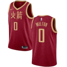 Men's Nike Houston Rockets #0 De'Anthony Melton Swingman Red NBA Jersey - 2018 19 City Edition