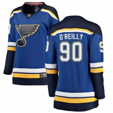 Women's St. Louis Blues #90 Ryan O'Reilly Fanatics Branded Royal Blue Home Breakaway NHL Jersey