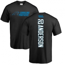 NFL Nike Carolina Panthers #20 C.J. Anderson Black Backer T-Shirt