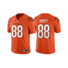 Men's Cincinnati Bengals #88 Hayden Hurst Orange Vapor Untouchable Limited Stitched Jersey