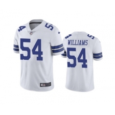 Men's Dallas Cowboys #54 Sam Williams White Vapor Limited Stitched Jersey