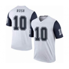Men's Nike Dallas Cowboys #10 Cooper Rush White Stitched NFL Limited Rush Jersey