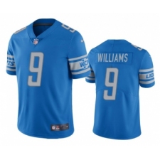 Men's Detroit Lions #9 Jameson Williams Blue Vapor Untouchable Limited Stitched Jersey