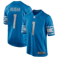 Men's Detroit Lions Nike #1 Jeff Okudah Blue 2020 NFL Draft First Round Pick Game Jersey.webp