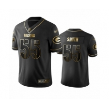 Men's Green Bay Packers #55 Za'Darius Smith Limited Black Golden Edition Limited Football Jersey