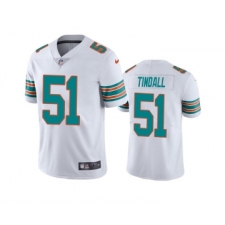 Men's Miami Dolphins #51 Channing Tindall White Color Rush Limited Stitched Football Jersey