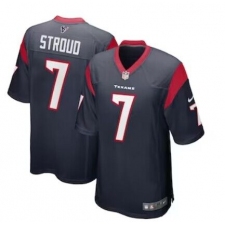 Youth Houston Texans #7 C.J. Stroud Nike Navy 2023 NFL Draft First Round Pick Limited Jersey