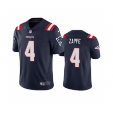 Men's New England Patriots #4 Bailey Zappe Navy Vapor Untouchable Limited Stitched Jersey