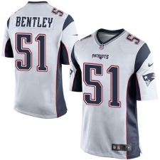 Men's Nike New England Patriots #51 Ja'Whaun Bentley Game White NFL Jersey
