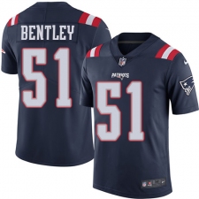 Youth Nike New England Patriots #51 Ja'Whaun Bentley Limited Navy Blue Rush Vapor Untouchable NFL Jersey