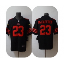 Men's San Francisco 49ers #23 Christian McCaffrey 2022 Black Vapor Untouchable Stitched Jersey