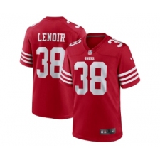 Men's San Francisco 49ers #38 Deommodore Lenoir 2022 Red Vapor Untouchable Stitched Football Jersey