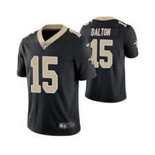 Men's New Orleans Saints #15 Rex Burkhead Black Vapor Limited Stitched Jersey
