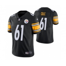 Men's Pittsburgh Steelers #61 Mason Cole Black Vapor Untouchable Limited Stitched Jersey