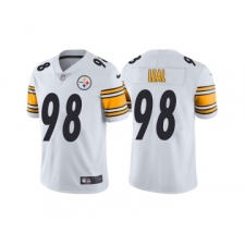 Men's Pittsburgh Steelers #98 DeMarvin Leal White Vapor Untouchable Limited Stitched Jersey