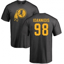 NFL Nike Washington Redskins #98 Matt Ioannidis Ash One Color T-Shirt