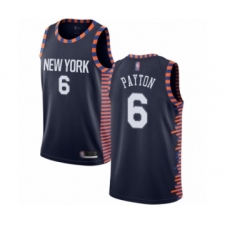 Women's New York Knicks #6 Elfrid Payton Swingman Navy Blue Basketball Jersey - 2018-19 City Edition