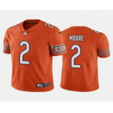 Men's Chicago Bears #2 DJ Moore Orange Vapor Untouchable Stitched Football Jersey