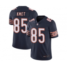 Men's Chicago Bears #85 Cole Kmet Navy Vapor untouchable Limited Stitched NFL Jersey