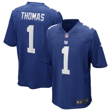 Men's New York Giants #1 Andrew Thomas Nike Royal 2020 NFL Draft First Round Pick Game Jersey.webp